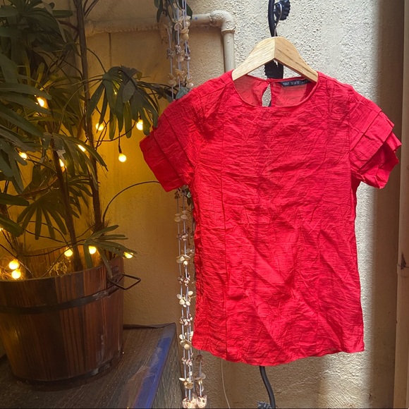 Zara Tops - Zara Red Tops. Size - XS